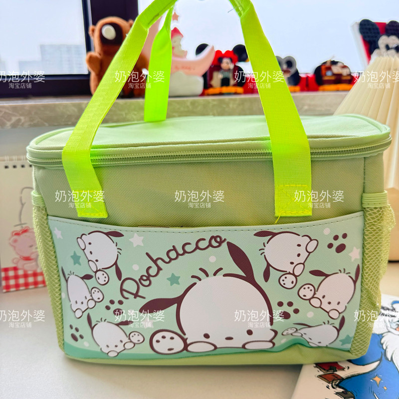 日系ins可爱少女心大容量饭盒袋学生带饭包铝箔保温库洛米便当包,淘宝优惠券,粉丝福利购,淘宝优惠卷