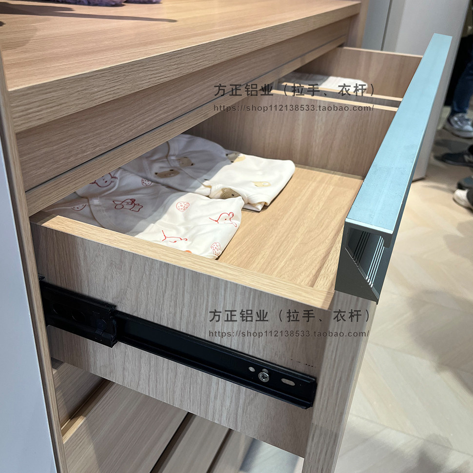 斜边加厚g型形拉手高端厨橱柜房黑灰金银白色铝合金堵头衣柜抽屉,淘宝优惠券,粉丝福利购,淘宝优惠卷