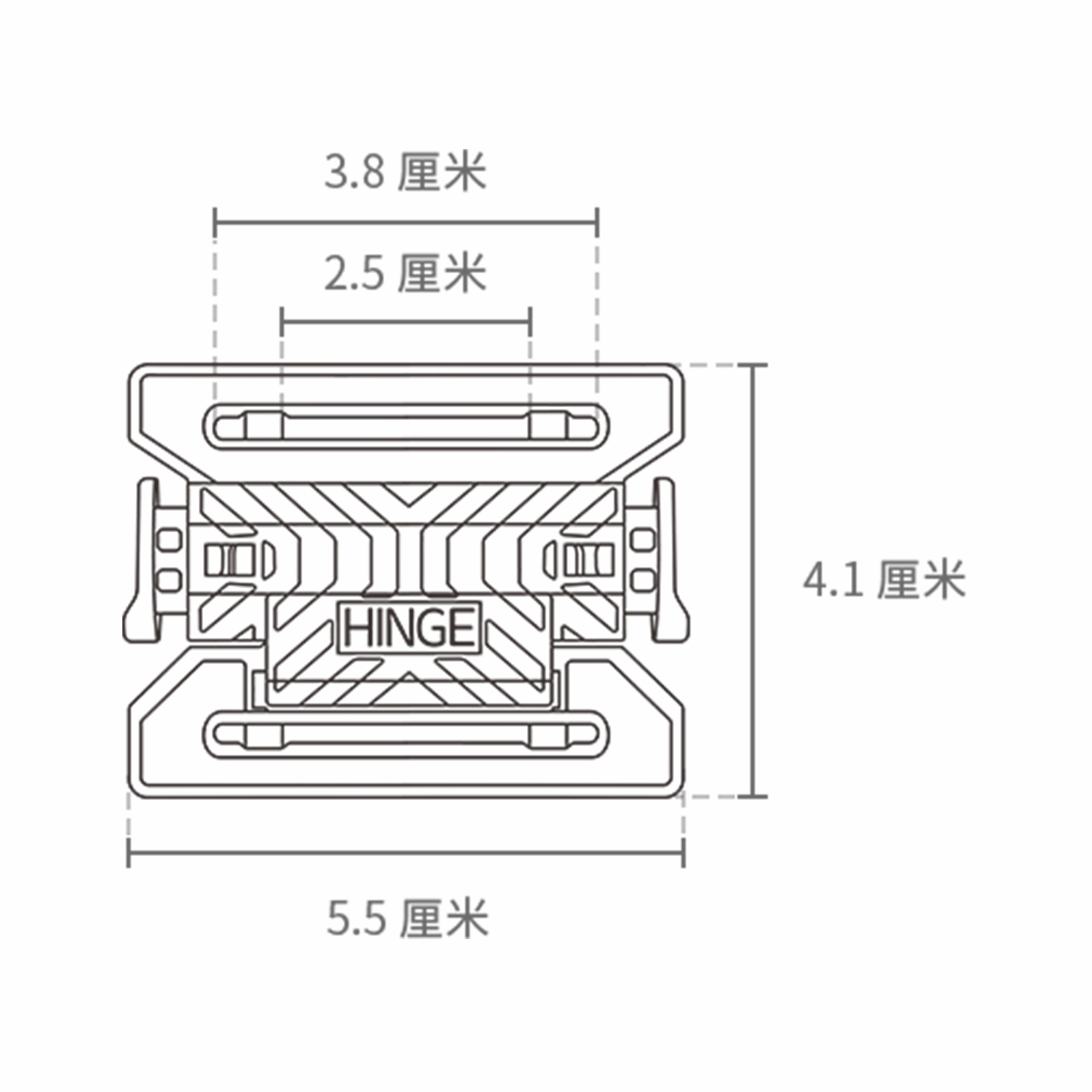 【PSIGEAR官方店】PSIGEAR Hinge Mark II 一格大拉力版插扣52014 - 图1