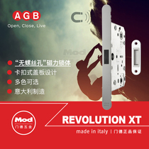 New italian original clothing imports AGB no holes hide screw holes single tongue magnetic lock body REVOLUTION XT