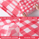 100张一次性桌布餐饮商用加厚格子塑料餐厅大排档圆桌长方形餐垫