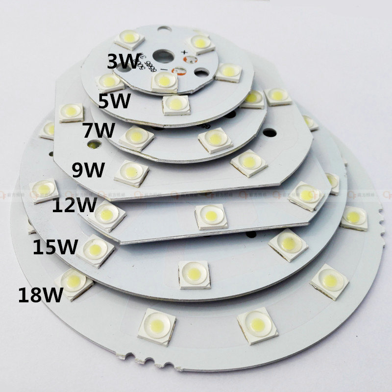 led 6565光源板灯珠板天花灯轨道灯射灯筒灯3w5w7w9w12w18W瓦配件 - 图0