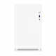 Black laptop desktop computer compact white small case