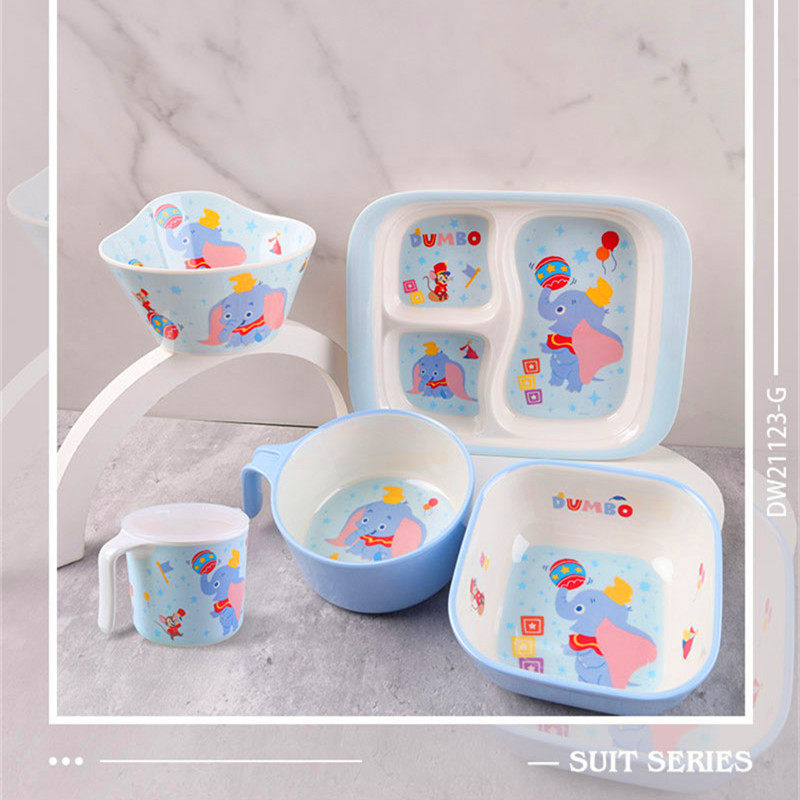 迪士尼餐具儿童餐盘卡通分格套装幼儿园家用宝宝吃饭辅食粥碗勺子,淘宝优惠券,粉丝福利购,淘宝优惠卷