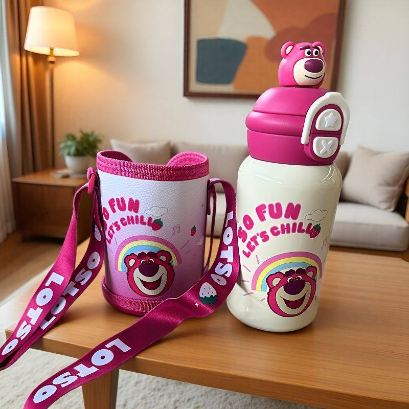 迪士尼儿童保温杯316不锈钢学生上学专用便携吸管水杯双饮杯保冷,淘宝优惠券,粉丝福利购,淘宝优惠卷