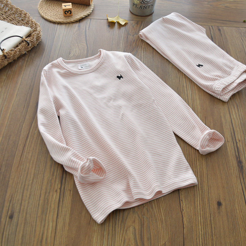 韩版儿童磨毛纯棉内衣套装秋冬男女童条纹打底居家秋衣秋裤棉毛衫,淘宝优惠券,粉丝福利购,淘宝优惠卷