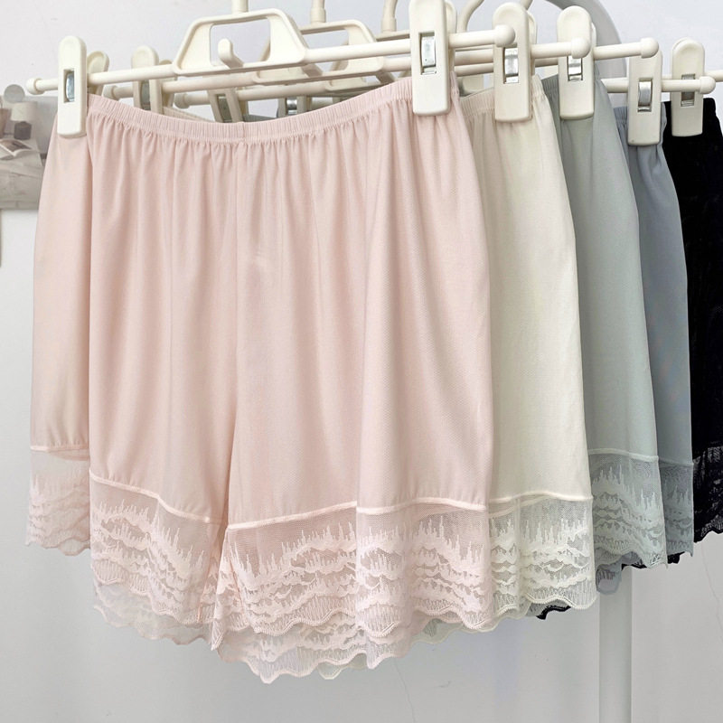 超柔仙女新款安全裤冰丝防走光透气薄款蕾丝可外穿打底宽松短裤,淘宝优惠券,粉丝福利购,淘宝优惠卷