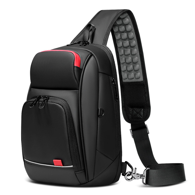 韩版潮牌大容量男士小背包斜挎包包 希恩箱包男士包袋