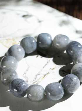 青花籽料手串手链男女款玉手链