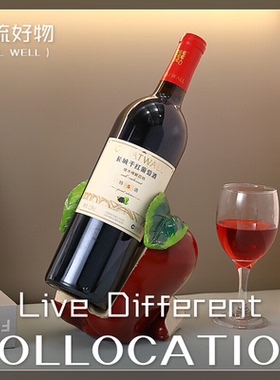 创意红酒架摆件酒柜装饰品高档家居客厅玄关电视柜餐边柜乔迁送礼