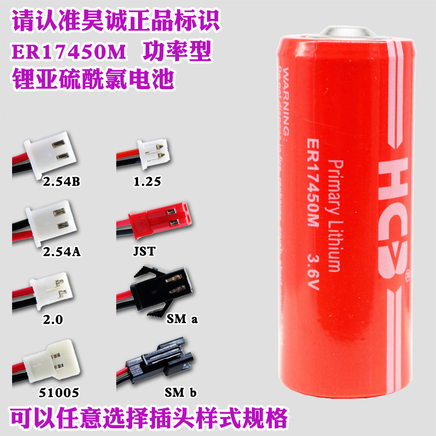 昊诚原装正品ER17450M锂电池3.6V水表电表仪表流量计RAM记忆PLC - 图2