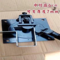 Manual flat iron bending machine bending machine steel plate copper plate flat iron right angle 90-degree bending manual bending machine