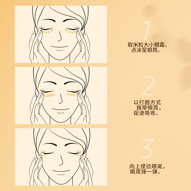 anu金纽扣草本紧致精华男女眼霜 阿奴眼霜