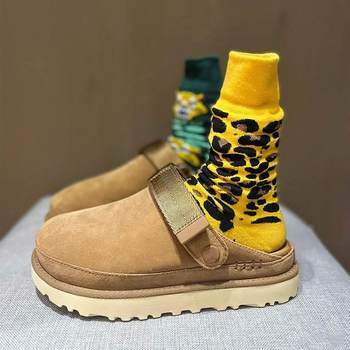 ລະດູໃບໄມ້ປົ່ງແລະລະດູຮ້ອນປີ 2024 Birkenstock Baotou Half-Slip Women's Birkenstock Shoes ເກີບໜັງແທ້ໜັງແທ້ ເກີບແຕະ ແລະເກີບແຕະສຳລັບຜູ້ຍິງ