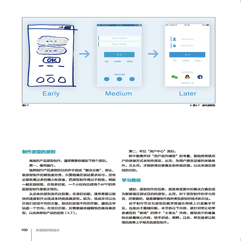 全流程界面设计 界面设计交互设计网页设计职场新人互联网 解读界面设计的设计原理和方法交互设计APP手机设计师界面设计图书 - 图3