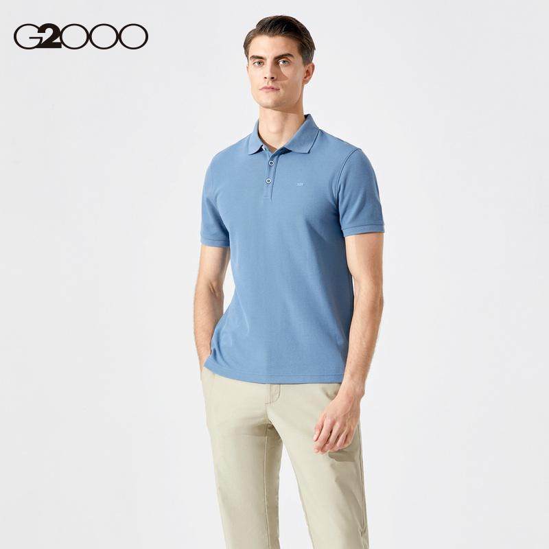g2000男装2021秋冬新款舒适polo衫 G2000T恤