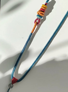纯手工编织绳项链绳吊坠绳