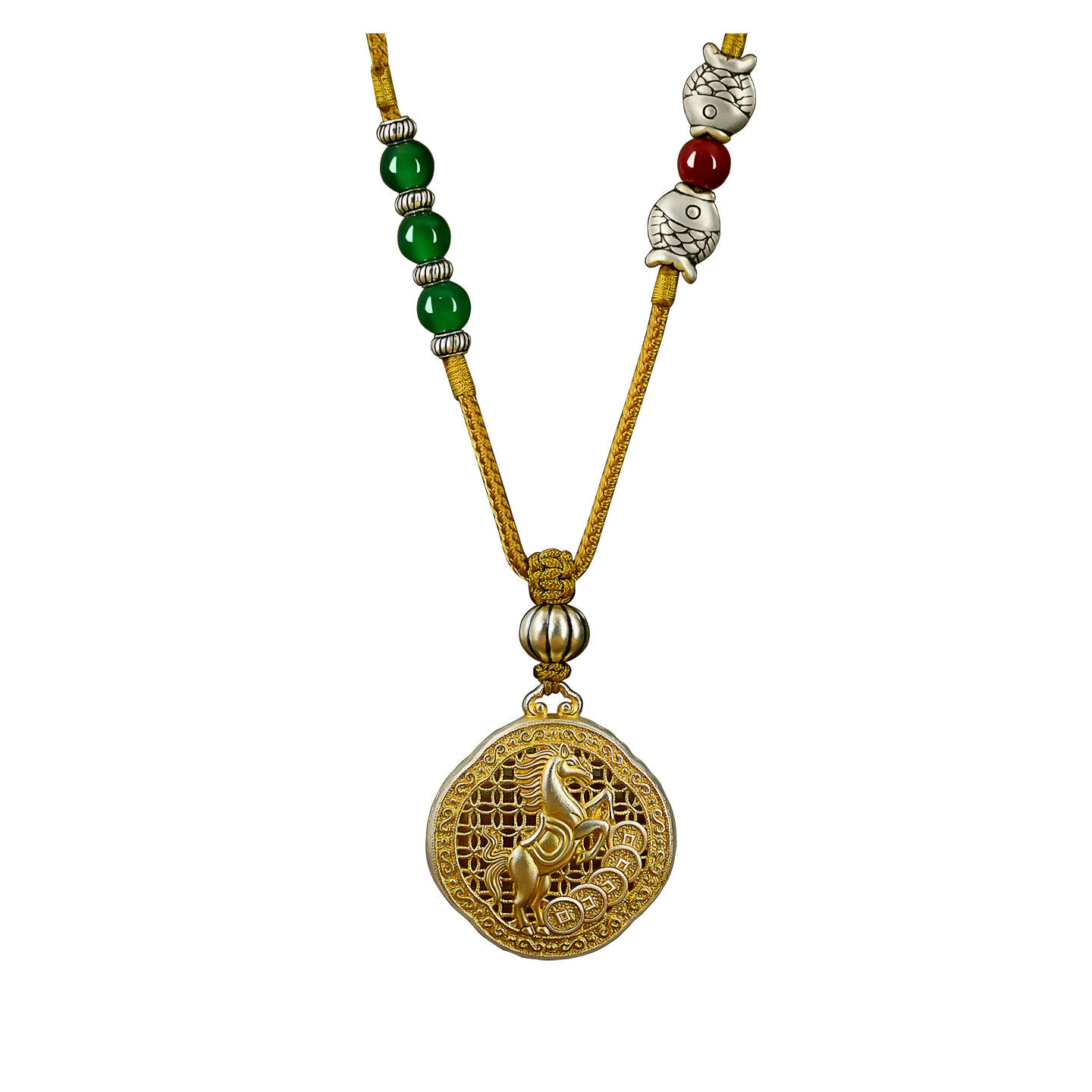 纯银999生肖马吊坠项链男女描金毛衣链挂坠2026新款本命年送礼物,淘宝优惠券,粉丝福利购,淘宝优惠卷