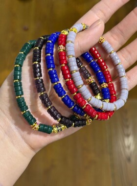 北京寺庙同款雪巴琉璃马年手串