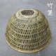 竹织鸭罩竹笼鸡鸭拍戏用具纯手工竹编灯罩镂空烤大号简单火罩家用