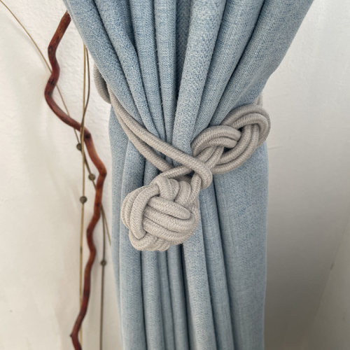 CurtainHook Tieback Buckle Clips窗帘绑带固定扣纱帘扎束带收拢 - 图0