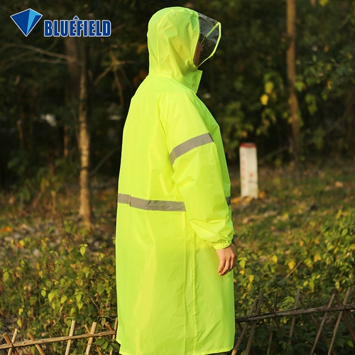 Синий дорожный альпинистский светоотражающий дождевик подходит для пеших прогулок для школьников