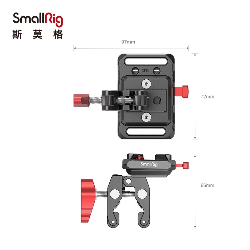 SmallRig斯莫格小型 V口通用相机配件电池挂板/蟹钳夹2987/2989-图0