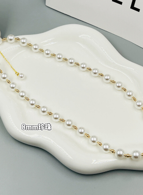 珍珠项链轻奢小众设计时尚颈链