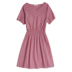 Susie 2019 mùa hè mới của phụ nữ retro thắt lưng thêu rỗng váy ngắn tay HS9246 - váy đầm vay dep váy đầm