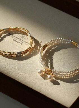 珠宝款925银磁吸管长款珍珠项链