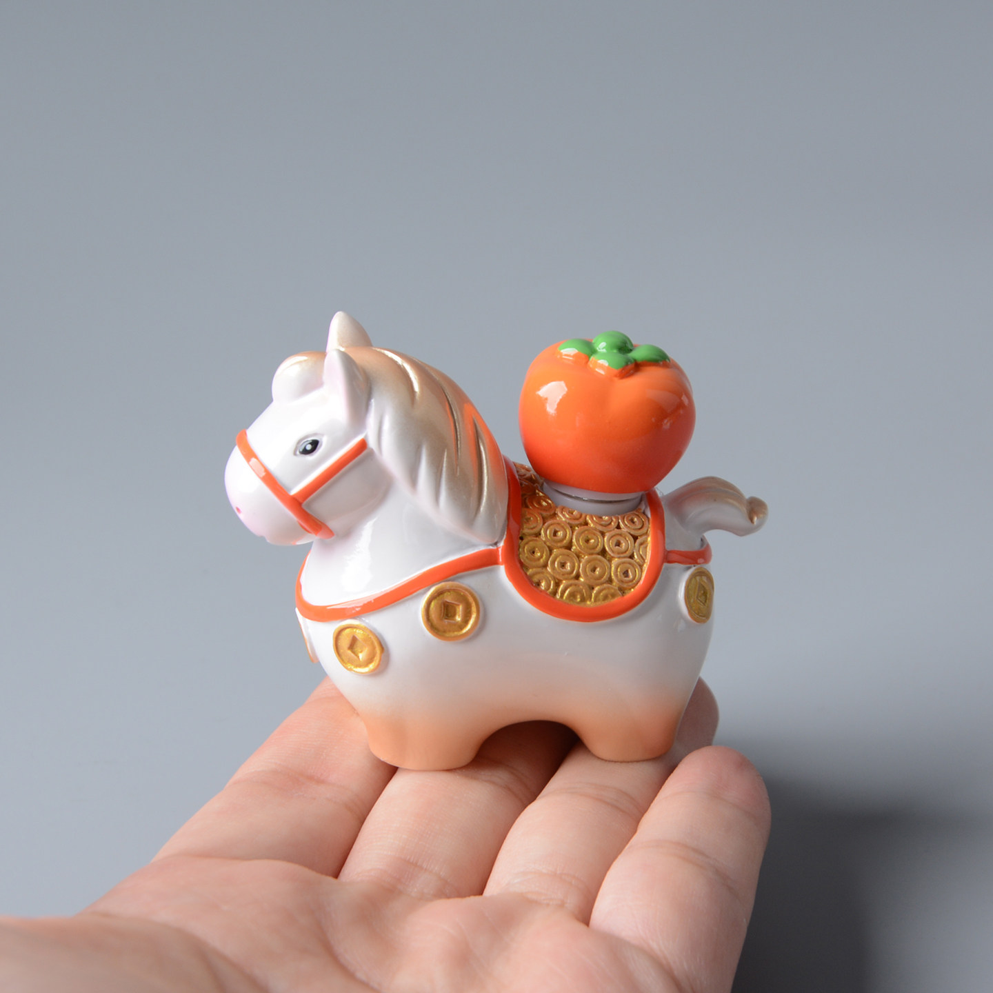 小马福福摆件桌面装饰品生肖摆件马年招财可爱车载中控台汽车饰品,淘宝优惠券,粉丝福利购,淘宝优惠卷