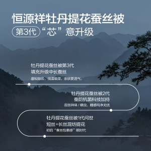 恒源祥100%蚕丝被夏凉空调被抗菌蚕丝夏被被子春秋被芯结婚四季