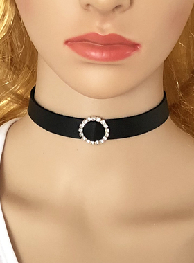 禁欲系choker水钻项圈