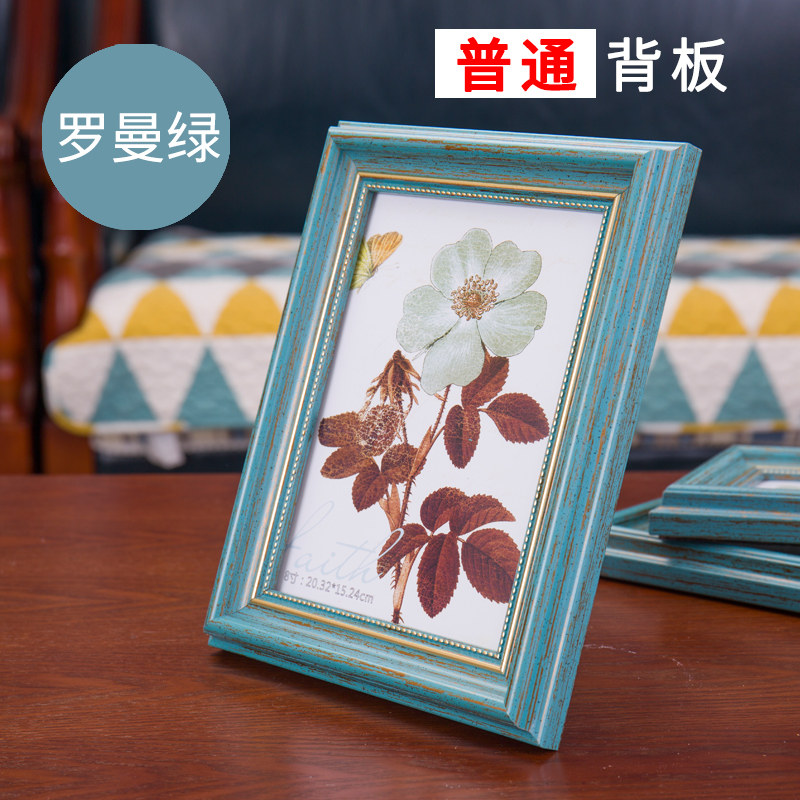 【量多优惠】欧式ins相框摆台5寸6寸7寸8寸10寸A4简约洗照片挂墙