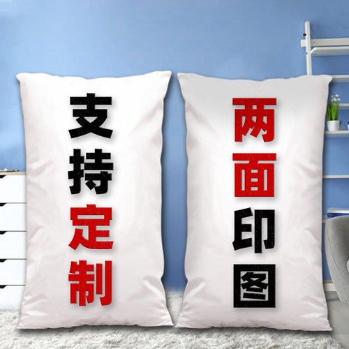 抱枕来图定制二次元卡通动漫明星照片定做方形靠枕头diy创意礼物 - 图1