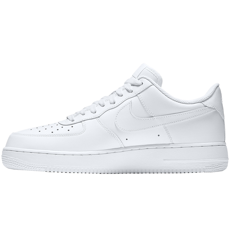 Nike/耐克 AIR FORCE 1空军一号AF1男子低帮女全白板鞋315122-111-图3