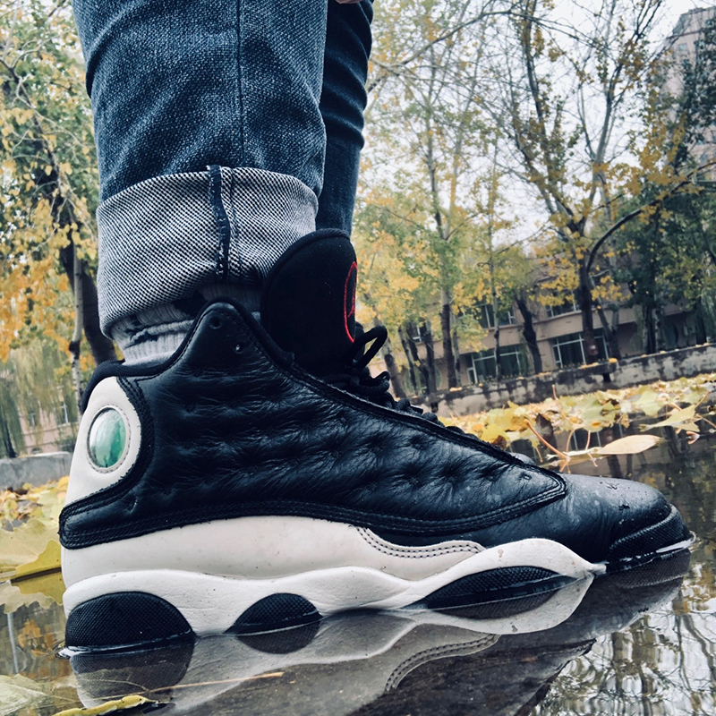 Air Jordan 13 AJ13情侣款反转熊猫GS男女休闲篮球鞋884129-061 - 图1