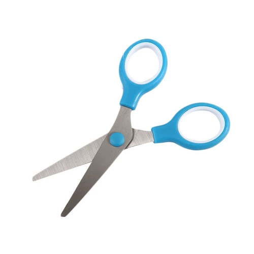 Детские пластиковые ножницы для детского сада для школьников, поделки из бумаги, детская безвредная художественная игрушка для друга, «сделай сам»