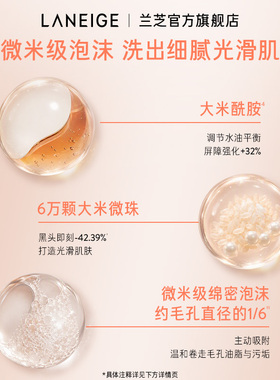 兰芝净颜平衡洁面啫喱控油去黑头