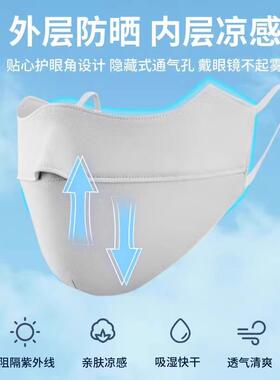 遮阳防晒冰丝护眼角时尚潮流