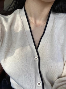 14k包金注金可洗澡超细项链