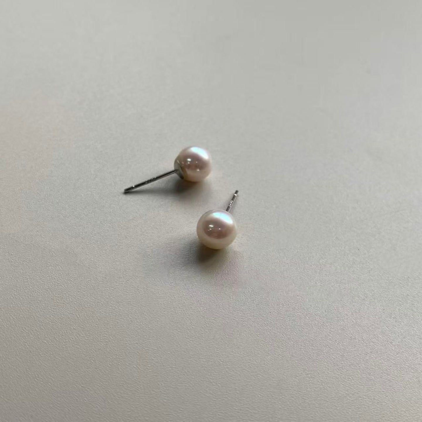 【珀雪】天然淡水珍珠耳钉女款 S925银极光日常基础款耳饰,淘宝优惠券,粉丝福利购,淘宝优惠卷