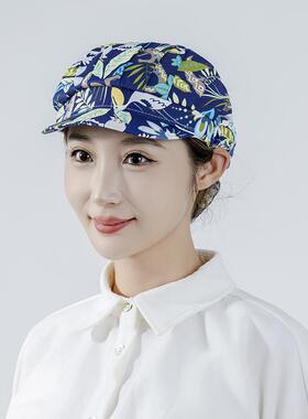 韩版厨房帽做饭防油烟餐厅防掉头发工作厨师帽包头工作帽子女