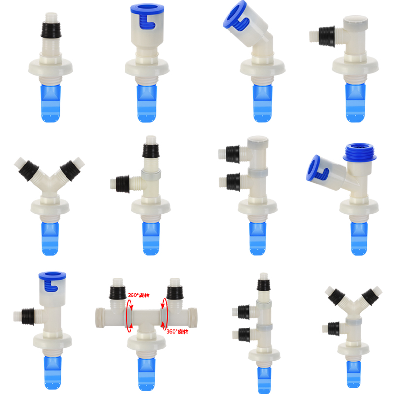 洗衣机地漏专用接头下水道双排水管防臭防溢水盖三头通二合一两用