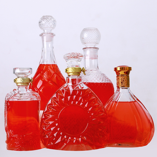 透明玻璃酒瓶酿酒容器1斤装玻璃空酒瓶自酿葡萄酒瓶密封罐醒酒器 - 图3