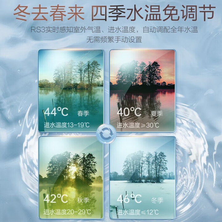 政府补贴万家乐燃气热水器家用天然气13升16升变频水伺服恒温RS3 - 图0