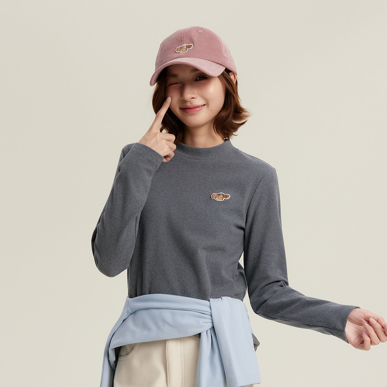 笛莎官方童装女童T恤冬季新款大童青少年女孩儿童洋气打底长袖t恤,淘宝优惠券,粉丝福利购,淘宝优惠卷