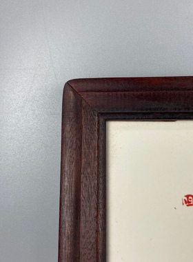 仿古景德镇老厂依山傍水瓷板画红木挂框收藏品现代仿古工艺品