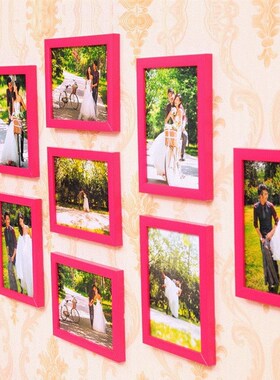 All 7 inch nine wedding gowns, photo frames, wall hanging, c