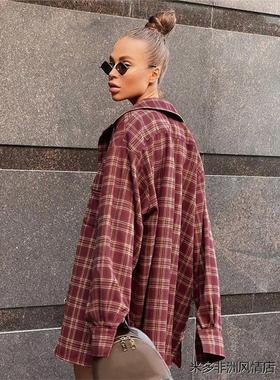 Women'sshirts美式红色